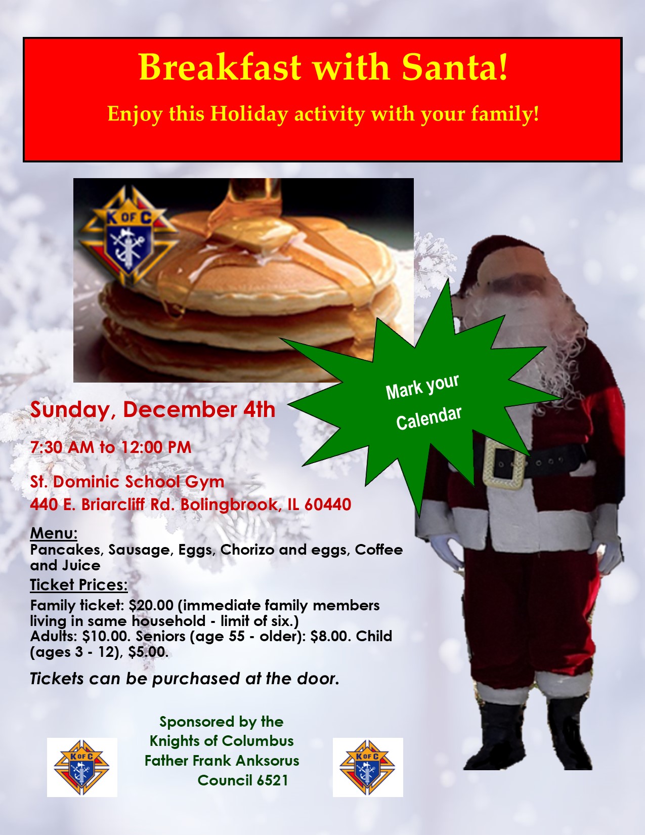 Breakfast With Santa 2022 Father Frank Anksorus Council 6521